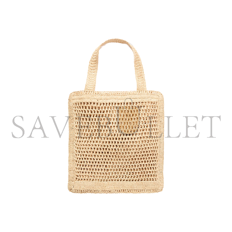 Ch10É summer banana embellished raffia tote ch25us901p08-24p (36*33*2cm)